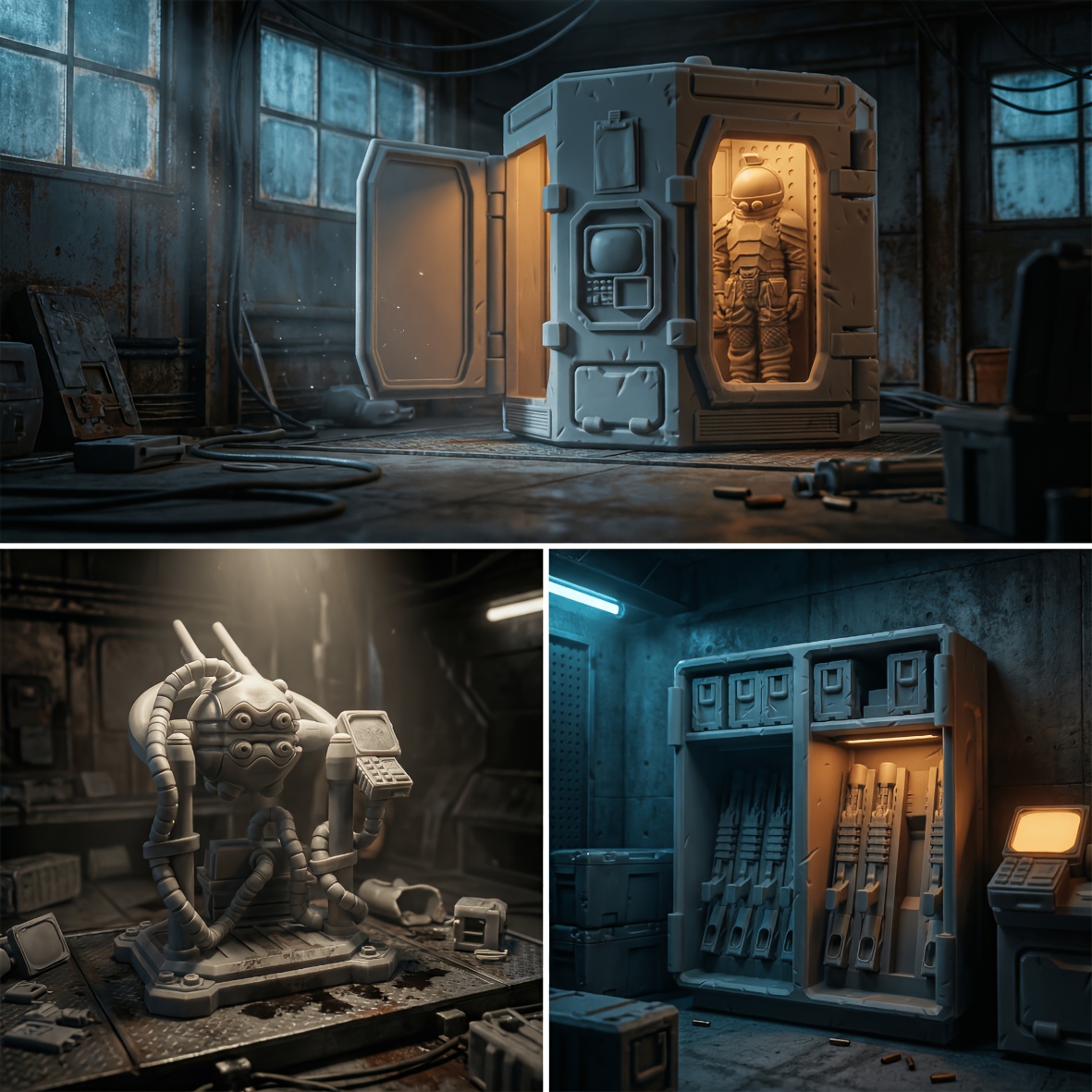 Military Exploration Miniature for Tabletop Games